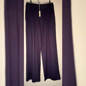 Max Studio Dark Wide-Leg Pants